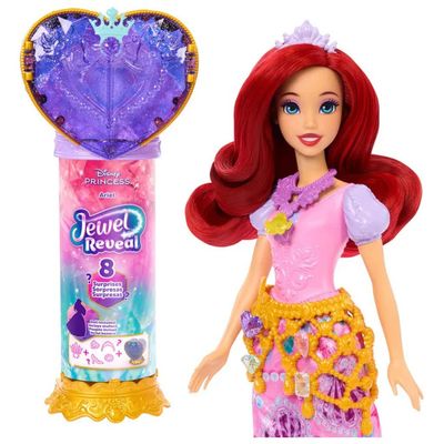 Mattel Disney Princess Jewel Reveal Ariel – bambola 31,75 cm con 8 sorprese Mattel Disney Princess Jewel Reveal Ariel – bambola 31,75 cm con 8 sorprese