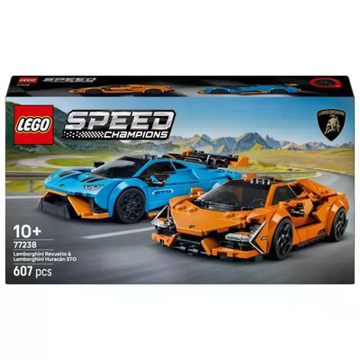 LEGO Speed Champions Lamborghini Revuelto e Huracán STO