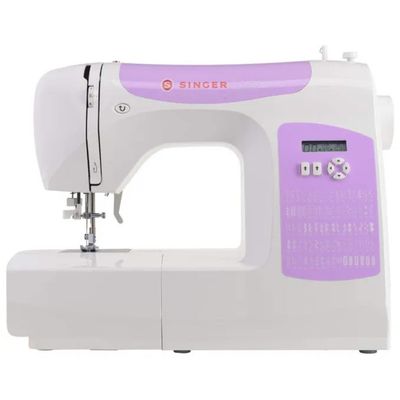 Singer C5205 – Macchina da Cucire Automatica, 80 Punti, Display LCD, Viola e Bianca Singer C5205 – Macchina da Cucire Automatica, 80 Punti, Display LCD, Viola e Bianca