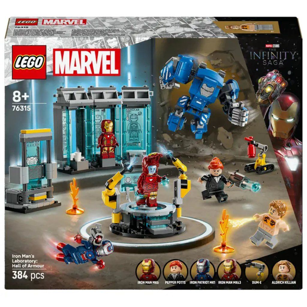 LEGO Marvel Laboratorio di Iron Man: Sala delle Armature 76315
