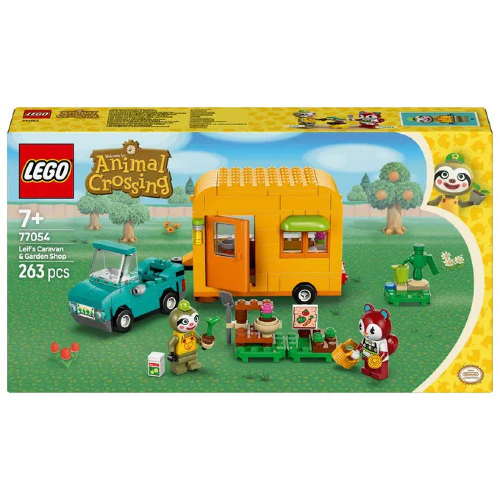 LEGO Animal Crossing: La roulotte e il negozio di giardinaggio di Florindo