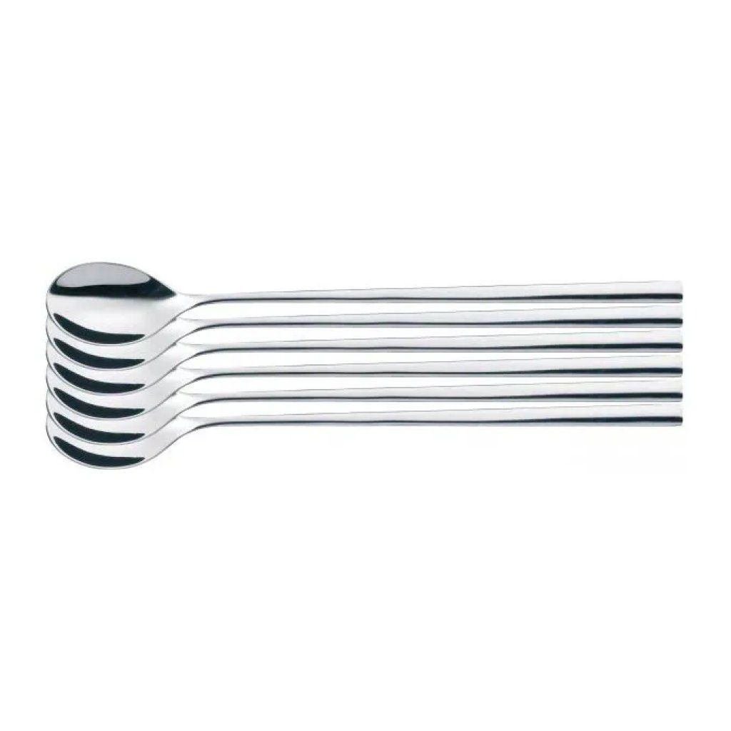 JURA 67386 Set di 6 Cucchiaini da Caffè in Acciaio Inox JURA 67386 Set di 6 Cucchiaini da Caffè in Acciaio Inox