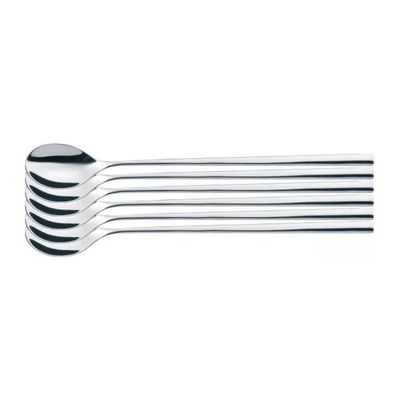 JURA 67386 Set di 6 Cucchiaini da Caffè in Acciaio Inox