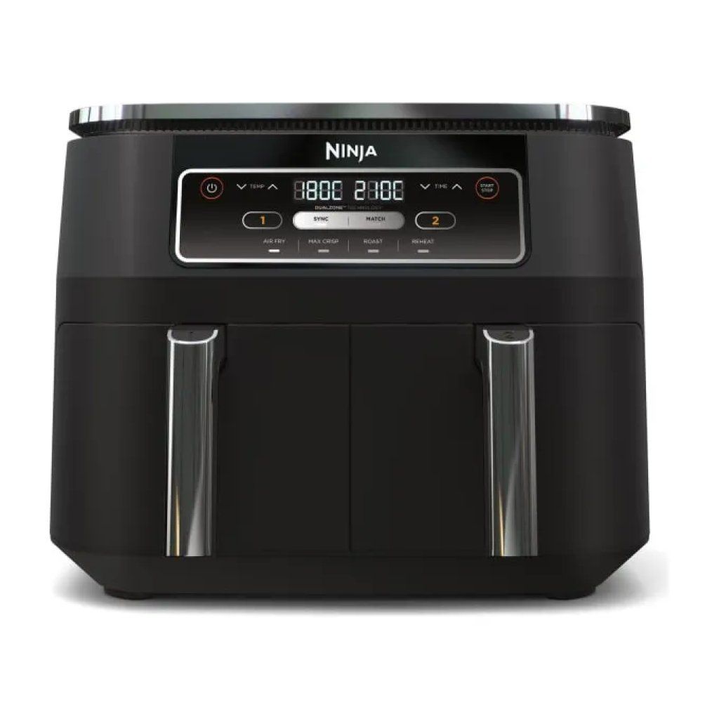 Ninja AF200EU Friggitrice ad Aria Doppia 7,6 L, 2400 W, Nero