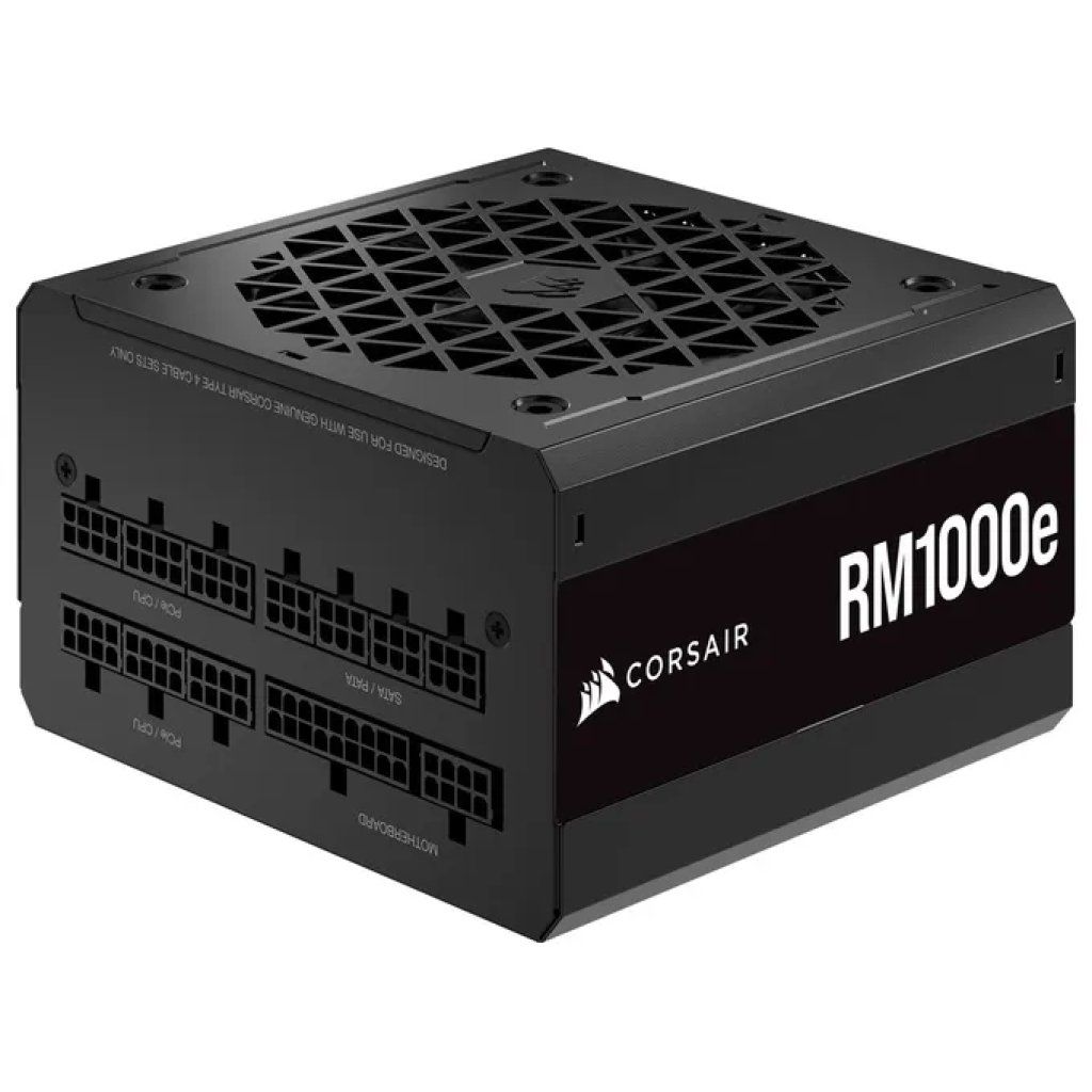Corsair RM1000e 1000 W – Alimentatore ATX modulare 80 PLUS Gold, ATX 3.1, nero Corsair RM1000e 1000 W – Alimentatore ATX modulare 80 PLUS Gold, ATX 3.1, nero