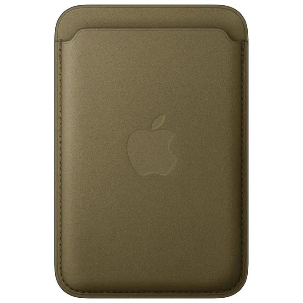 Apple Portafoglio MagSafe FineWoven Oliva per iPhone