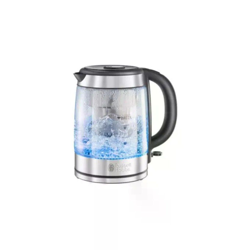 Russell Hobbs Clarity Bollitore Elettrico in Vetro e Acciaio Inox, 1,5 L, 2200 W Russell Hobbs Clarity Bollitore Elettrico in Vetro e Acciaio Inox, 1,5 L, 2200 W