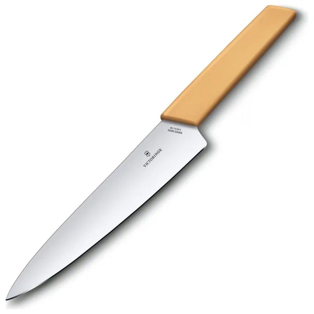 Victorinox Swiss Modern Coltello da Cucina 19 cm – Manico Miele Victorinox Swiss Modern Coltello da Cucina 19 cm – Manico Miele