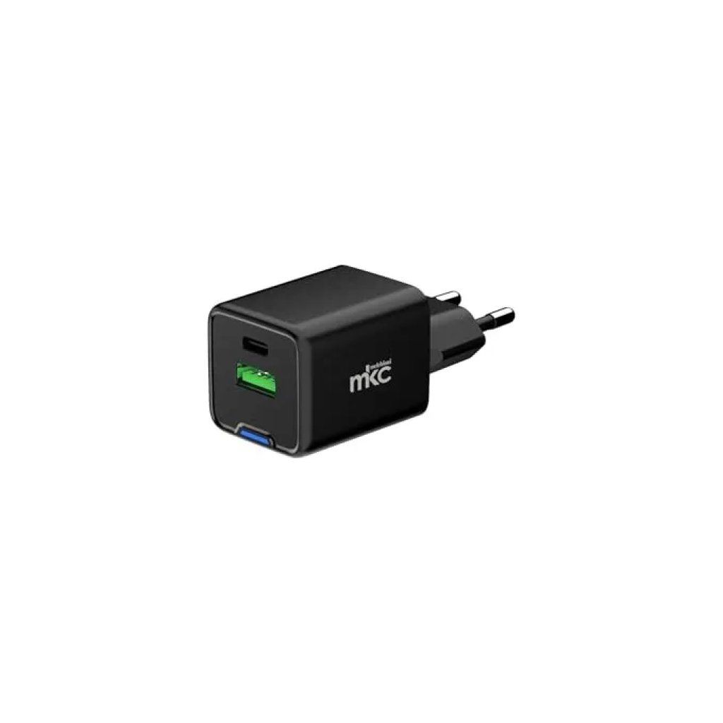 Nilox NXPDCGAN45W Caricabatterie GaN USB-C 45W Nero