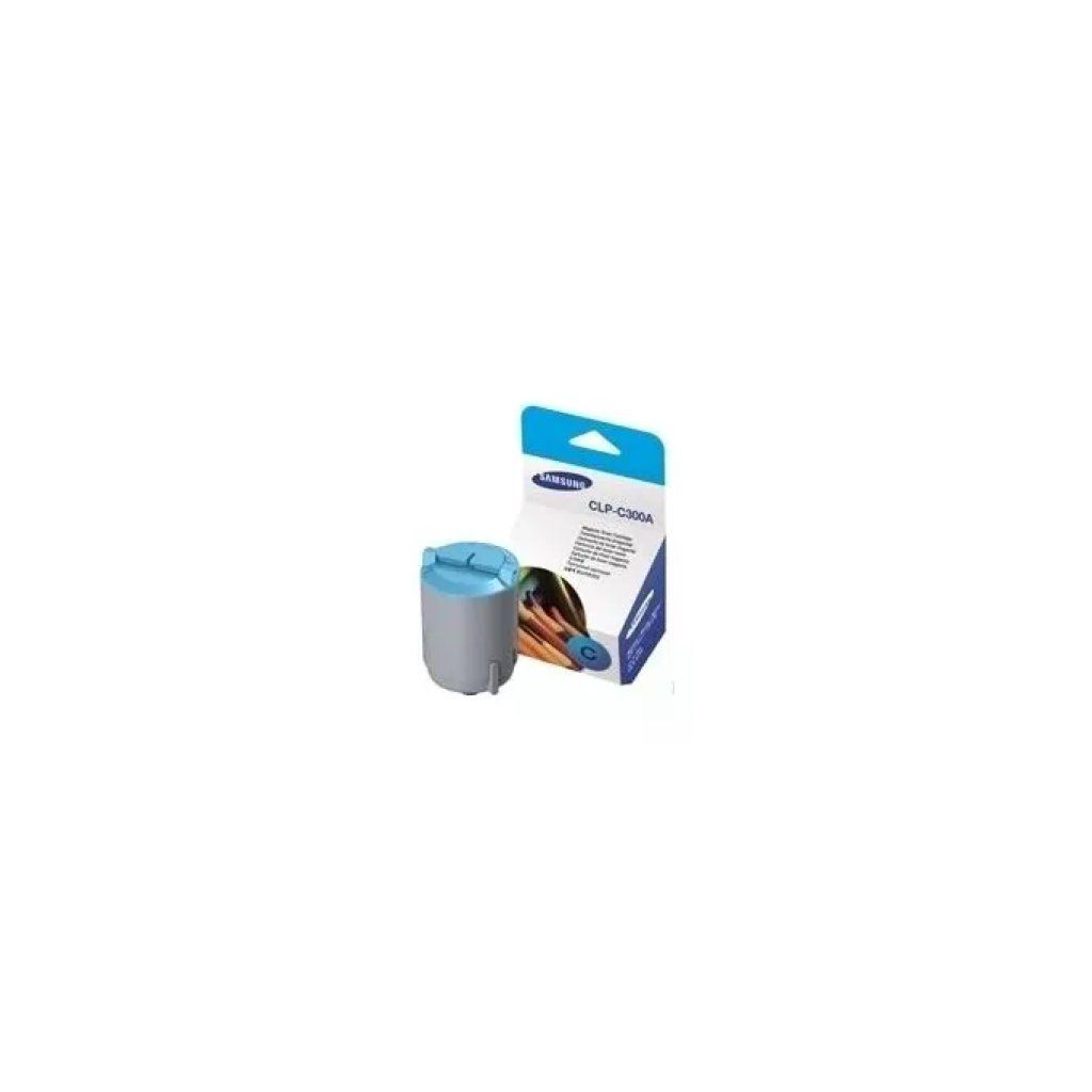 SAMSUNG Toner originale Samsung CLP-C300A ciano, resa fino a 1.000 pagine