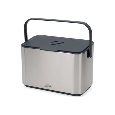 Joseph Joseph Caddy Collect 4L – Contenitore per rifiuti alimentari in acciaio inox, grigio Joseph Joseph Caddy Collect 4L – Contenitore per rifiuti alimentari in acciaio inox, grigio