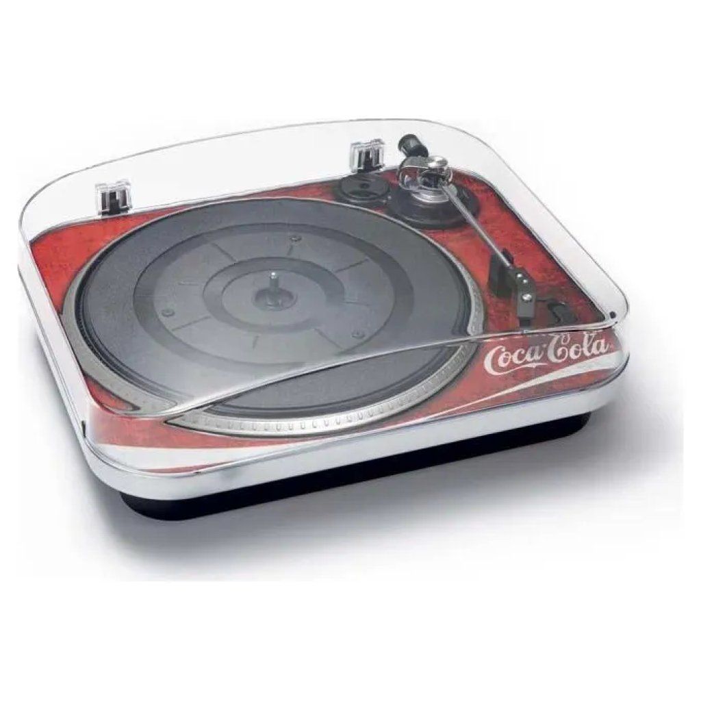 BIG BEN Bigben TD120 Giradischi Coca-Cola Rosso USB BIG BEN Bigben TD120 Giradischi Coca-Cola Rosso USB