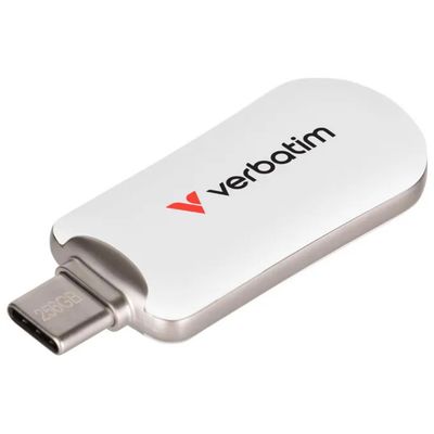 Verbatim Plectra chiavetta USB-C 256 GB, USB 3.2 Gen 1, bianca