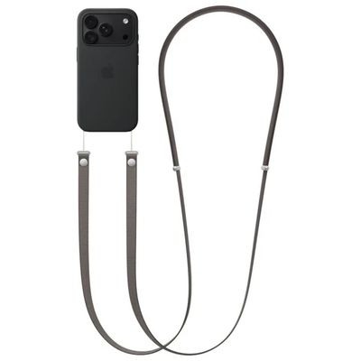 Apple Tracolla regolabile in PET riciclato per custodie MagSafe – Grigio talpa Apple Tracolla regolabile in PET riciclato per custodie MagSafe – Grigio talpa