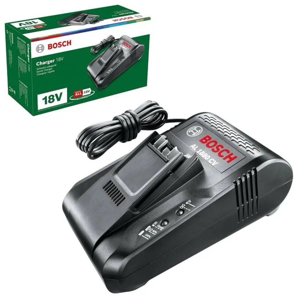 Bosch AL 1880 CV Caricabatteria Rapido 14,4V e 18V Bosch AL 1880 CV Caricabatteria Rapido 14,4V e 18V