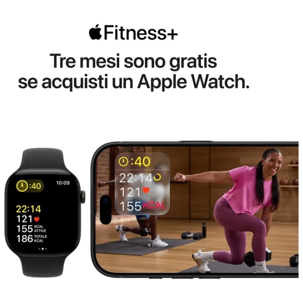 Apple Watch Series 12 GPS + Cellular 46 mm in Alluminio Bronzo Scuro con Loop Milanese Apple Watch Series 12 GPS + Cellular 46 mm in Alluminio Bronzo Scuro con Loop Milanese
