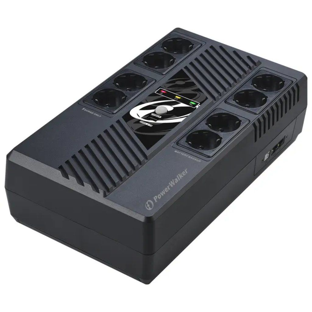 PowerWalker VI 800 MS UPS Line-Interactive 800 VA / 480 W, 8 Prese Tipo F PowerWalker VI 800 MS UPS Line-Interactive 800 VA / 480 W, 8 Prese Tipo F