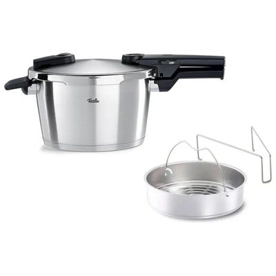 Fissler 602-410-04-070-0 Pentola a Pressione Vitaquick Grande 4.5 L 22 cm Acciaio Inox Fissler 602-410-04-070-0 Pentola a Pressione Vitaquick Grande 4.5 L 22 cm Acciaio Inox