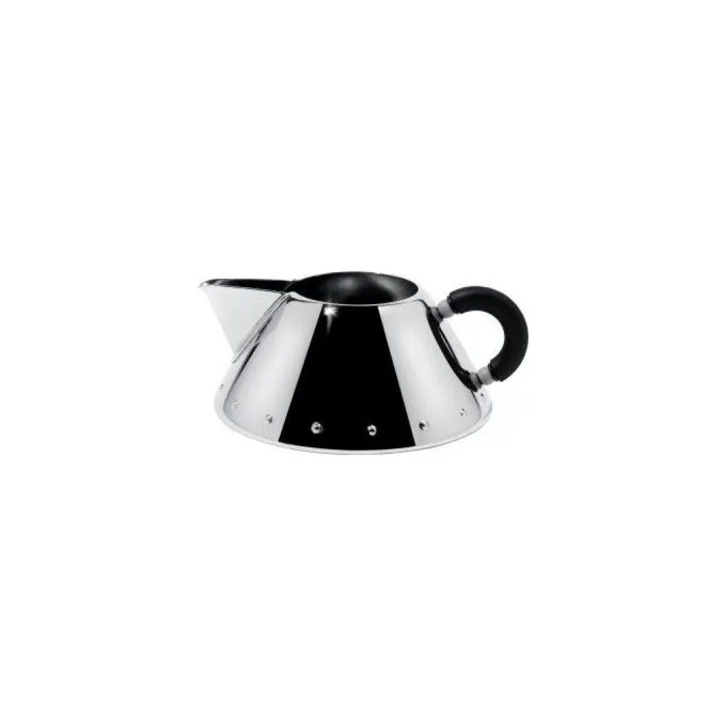 Alessi 9096B Cremiera in Acciaio Inox, 20 cl, Nera