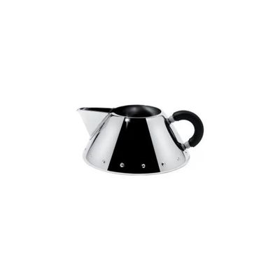Alessi 9096B Cremiera in Acciaio Inox, 20 cl, Nera