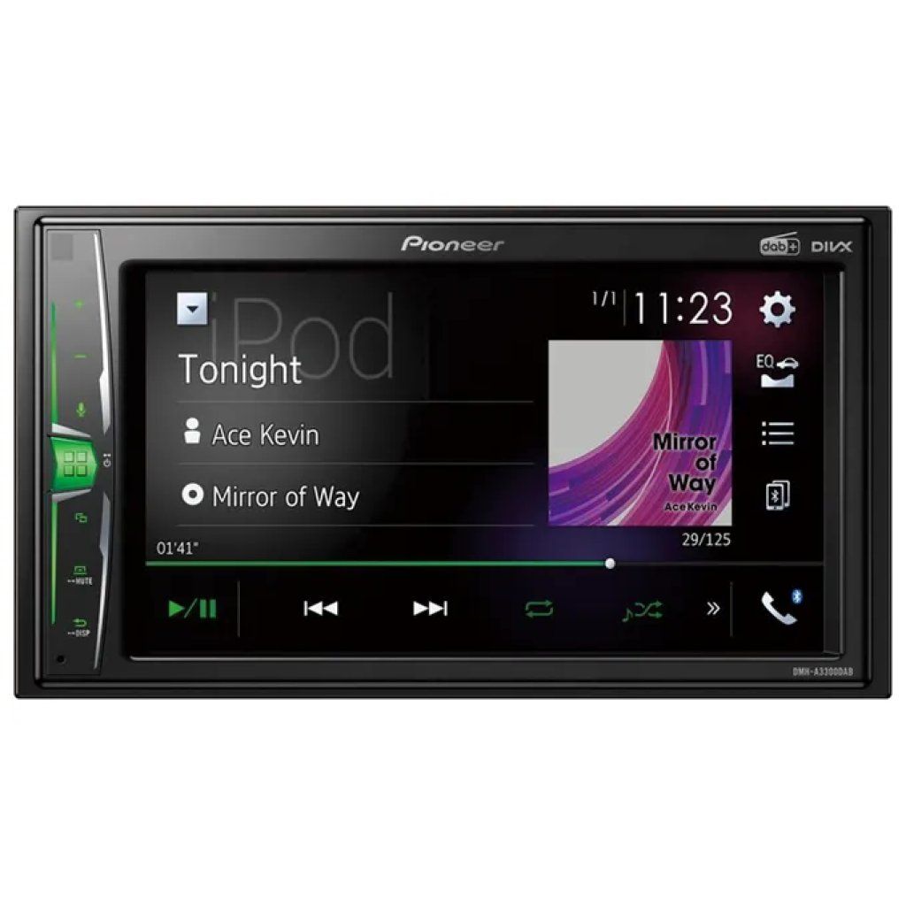 Pioneer DMH-A3300DAB Autoradio 2 DIN Touchscreen 6.2'' DAB DAB+ Bluetooth 4 Pioneer DMH-A3300DAB Autoradio 2 DIN Touchscreen 6.2'' DAB DAB+ Bluetooth 4