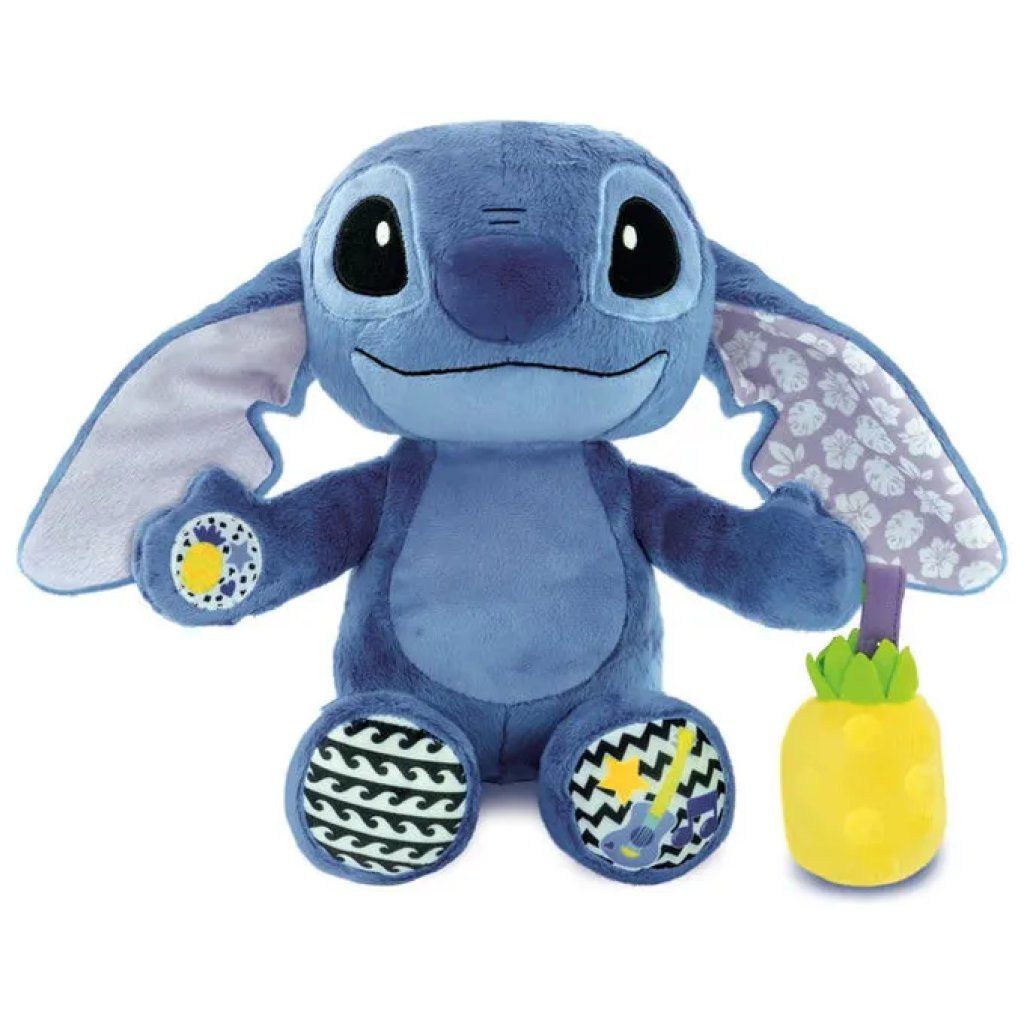 Clementoni Disney Baby Stitch Peluche Musicale con Sonaglino