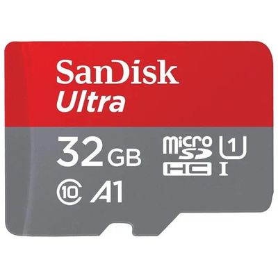 SanDisk Ultra microSDHC 32 GB, fino a 120 MB/s, con adattatore SD SanDisk Ultra microSDHC 32 GB, fino a 120 MB/s, con adattatore SD
