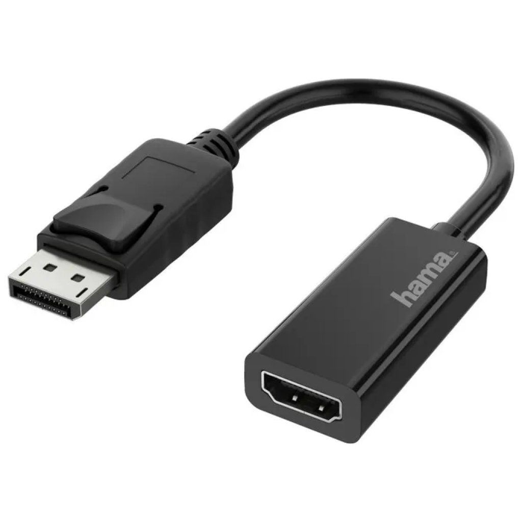 Hama 200335 Adattatore DisplayPort Maschio a HDMI Femmina 4K Nero