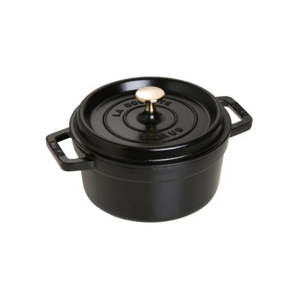 Staub Cocotte Rotonda in Ghisa Smaltata 20 cm, 2,2 L, Nera