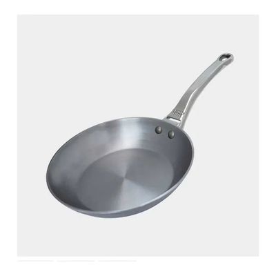 De Buyer STEEL FRY 5680.28 – Padella multiuso 28 cm in acciaio inox