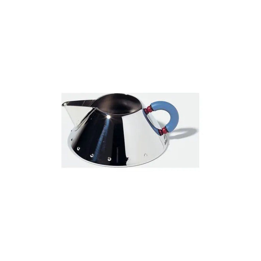 Alessi 9096 Cremiera in Acciaio Inox 18/10, Azzurra, 20 cl Alessi 9096 Cremiera in Acciaio Inox 18/10, Azzurra, 20 cl