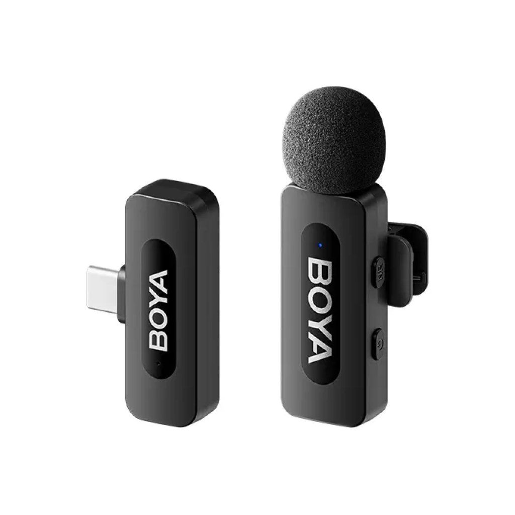 BOYA BY-V10 V2.0 Microfono Wireless USB-C Nero