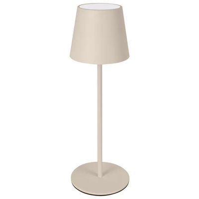 Majestic Agata Lampada da Tavolo LED Ricaricabile Beige