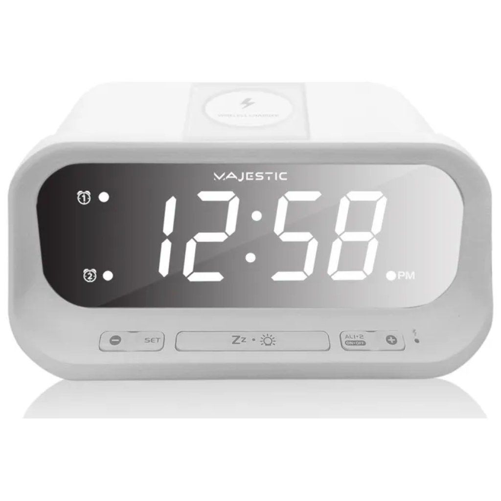 MAJESTIC New Majestic SVE-236WI Sveglia Digitale con Ricarica Wireless
