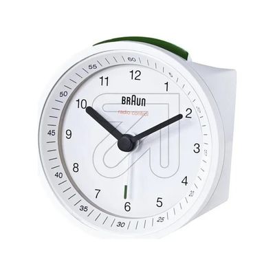 Braun BC07W-DCF Sveglia Analogica Radiocontrollata Bianca Braun BC07W-DCF Sveglia Analogica Radiocontrollata Bianca
