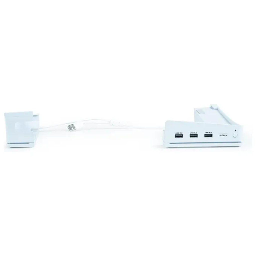BIG BEN Nacon Base Orizzontale per PS5 Slim con Hub USB e RGB Bianca BIG BEN Nacon Base Orizzontale per PS5 Slim con Hub USB e RGB Bianca