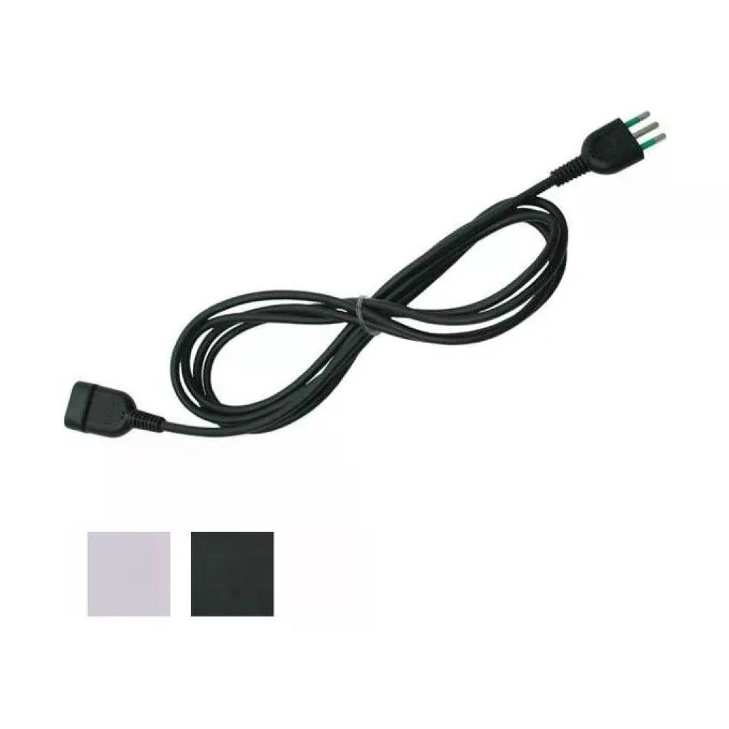 FME Prolunga elettrica nera 5 m, 3×1 mm², 10 A FME Prolunga elettrica nera 5 m, 3×1 mm², 10 A