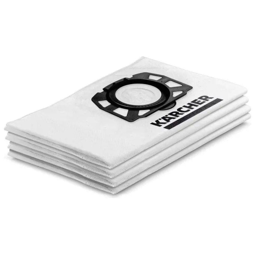KARCHER Kärcher KFI 357 Sacchetti Filtro in Vello, 4 Pezzi, 3 Strati per WD 2 e WD 3 KARCHER Kärcher KFI 357 Sacchetti Filtro in Vello, 4 Pezzi, 3 Strati per WD 2 e WD 3