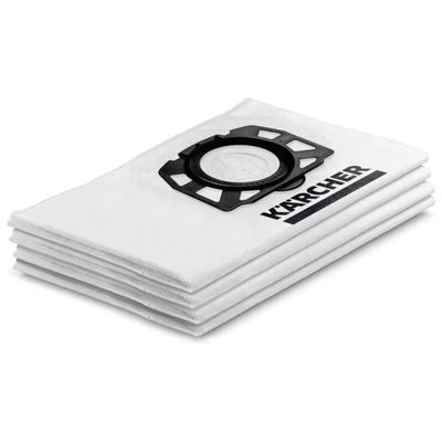KARCHER Kärcher KFI 357 Sacchetti Filtro in Vello, 4 Pezzi, 3 Strati per WD 2 e WD 3