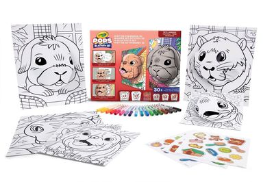 Crayola POPs 3D Activity Set Pets – Kit creativo per bambini Crayola POPs 3D Activity Set Pets – Kit creativo per bambini