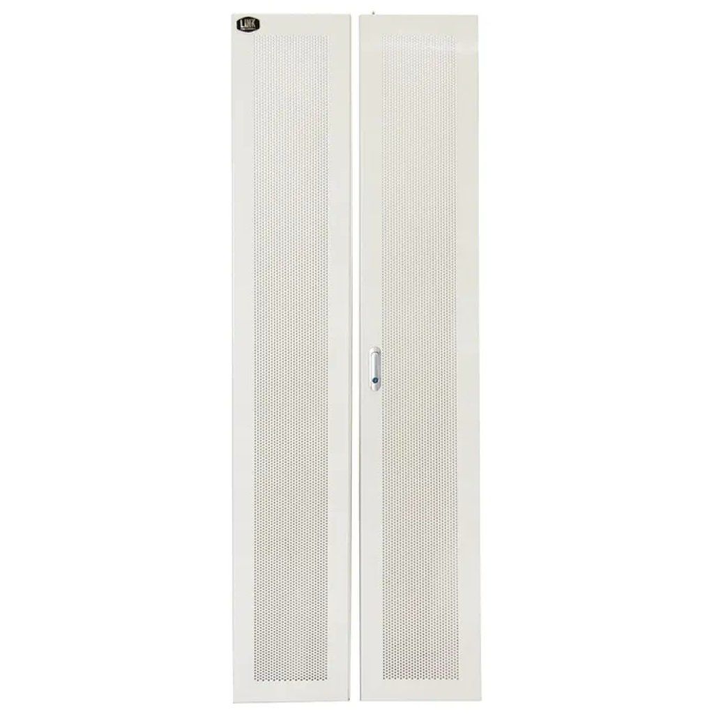 Link Accessori LKDOOR42K Porta in Metallo Traforato per Armadio Rack 42U con Serratura 2 Ante Link Accessori LKDOOR42K Porta in Metallo Traforato per Armadio Rack 42U con Serratura 2 Ante