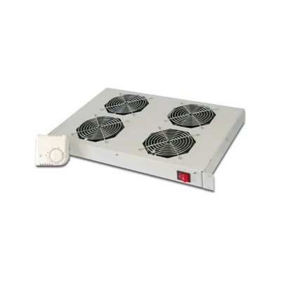 Digitus DN-19 FAN-4-HO Unita' di Ventilazione per Armadio Rack 4 Ventole Flusso d'aria 552 m³ Digitus DN-19 FAN-4-HO Unita' di Ventilazione per Armadio Rack 4 Ventole Flusso d'aria 552 m³