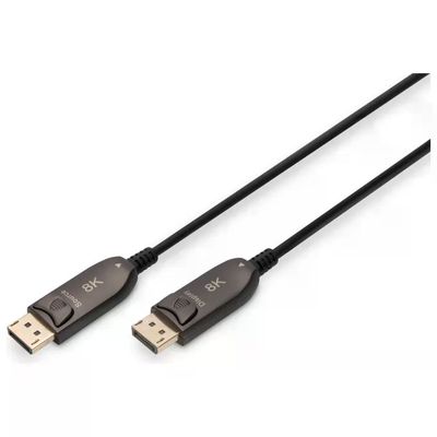DIGITUS Cavo DisplayPort 1.4 AOC in fibra ottica 8K, 10 m