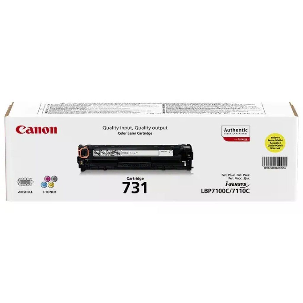 Canon 731Y Toner Originale Giallo