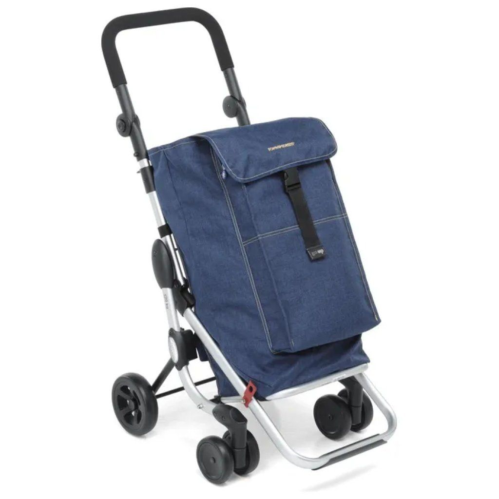 Foppapedretti 9702001100 Go Up Carrello Portaspesa Pieghevole 38 L tasca termica 6 L telaio alluminio colore
