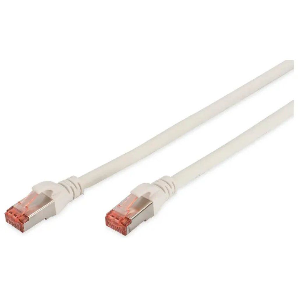 Digitus Cavo Ethernet Patch Cat 6 S/FTP LSZH Bianco, 25 cm