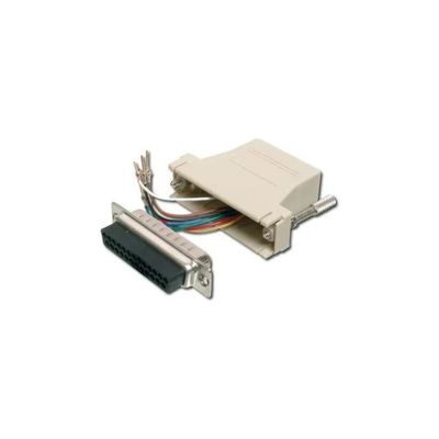 Digitus AT-23054 adattatore DSUB25 maschio a RJ45 8 poli Digitus AT-23054 adattatore DSUB25 maschio a RJ45 8 poli