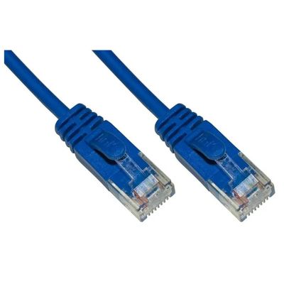 LINK Cavo Ethernet Cat 6 UTP Slim RJ45 Blu, 25 cm