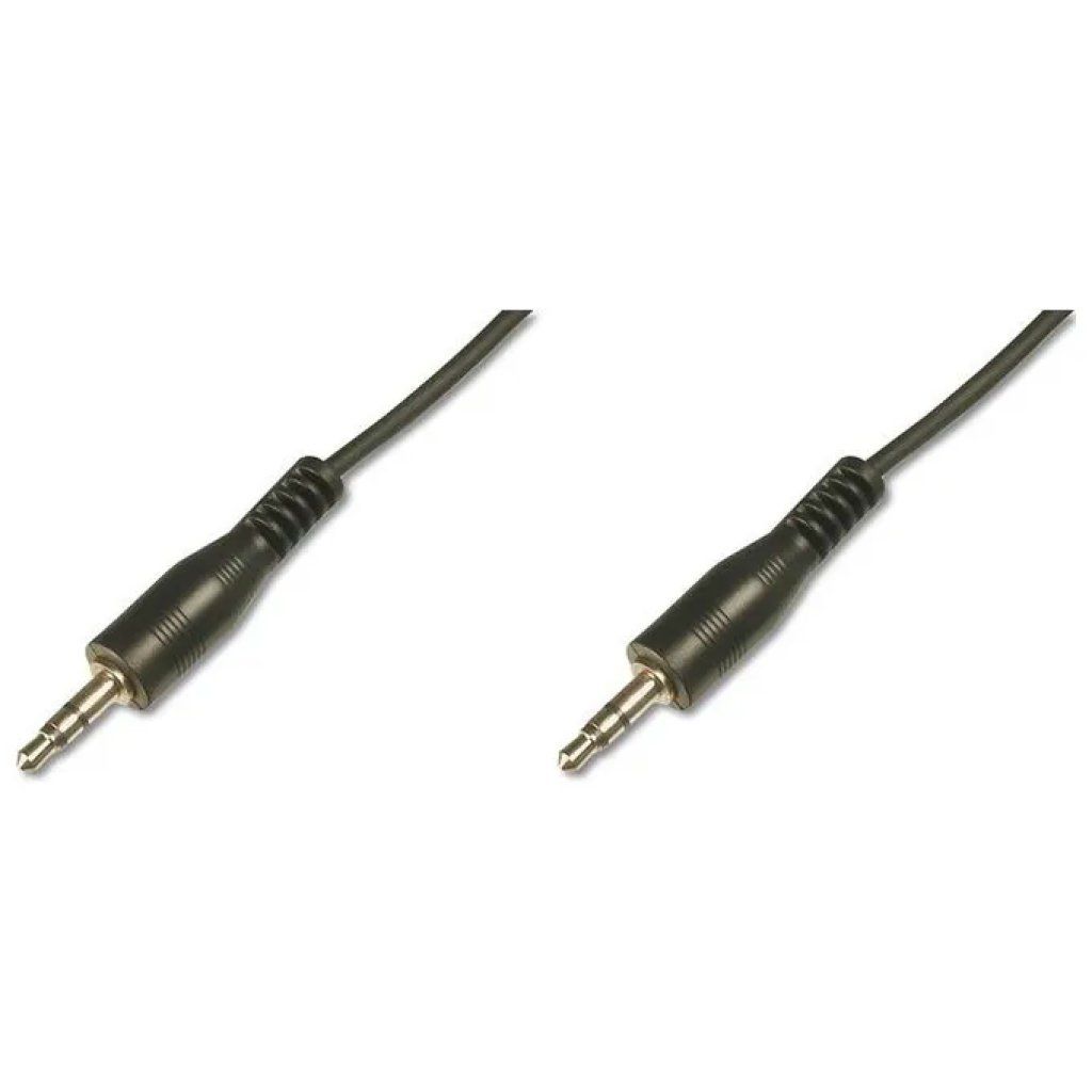 Digitus AK203MM Cavo Audio Stereo Jack 3,5 mm, 2 m, Nero
