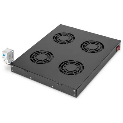 Digitus DN-19 FAN-4-HO-SW Unita' ventilante per installazione variabile da 483 mm 4 ventole 552 m³-h 13